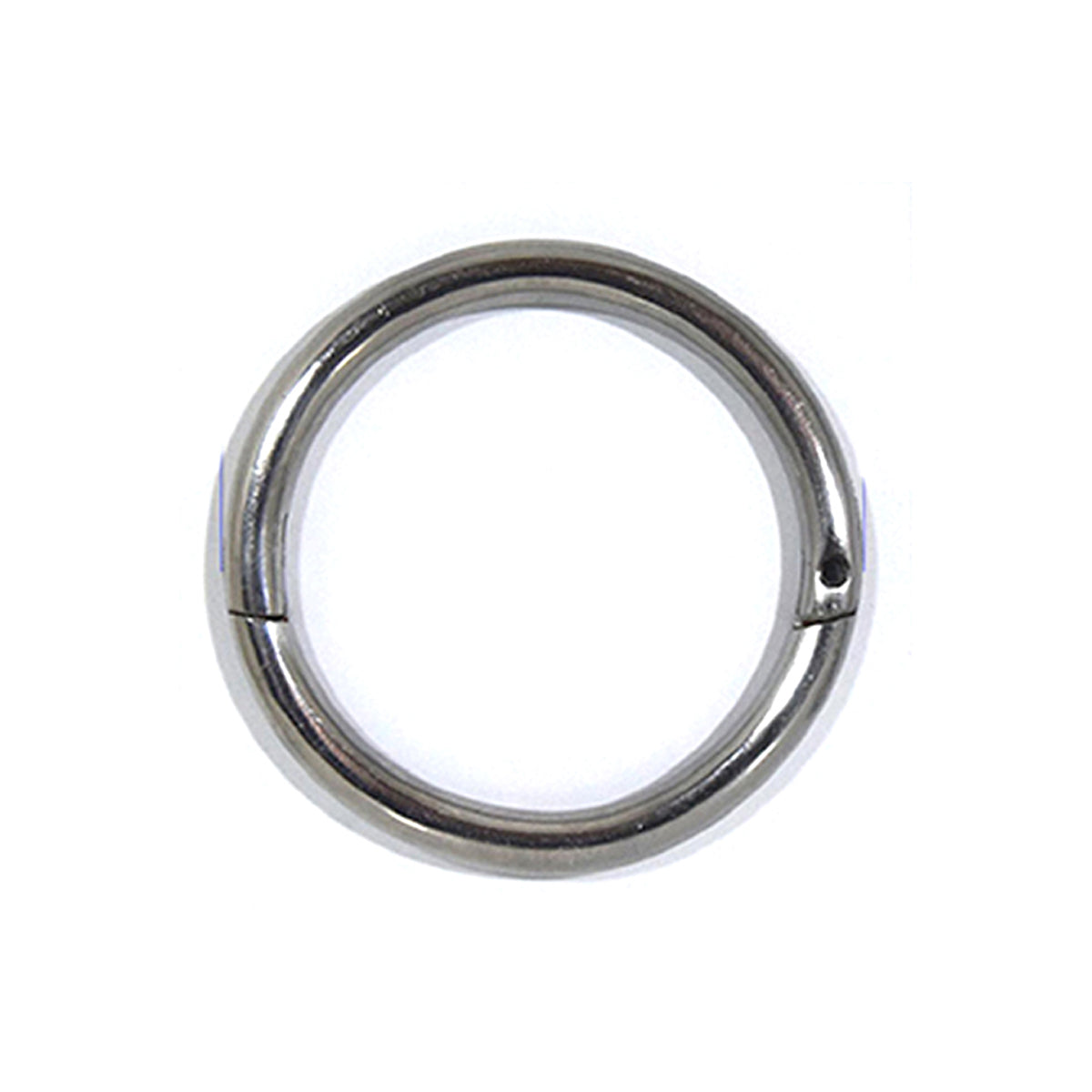 DLC solid copper bull nose ring with screw closure, representative image