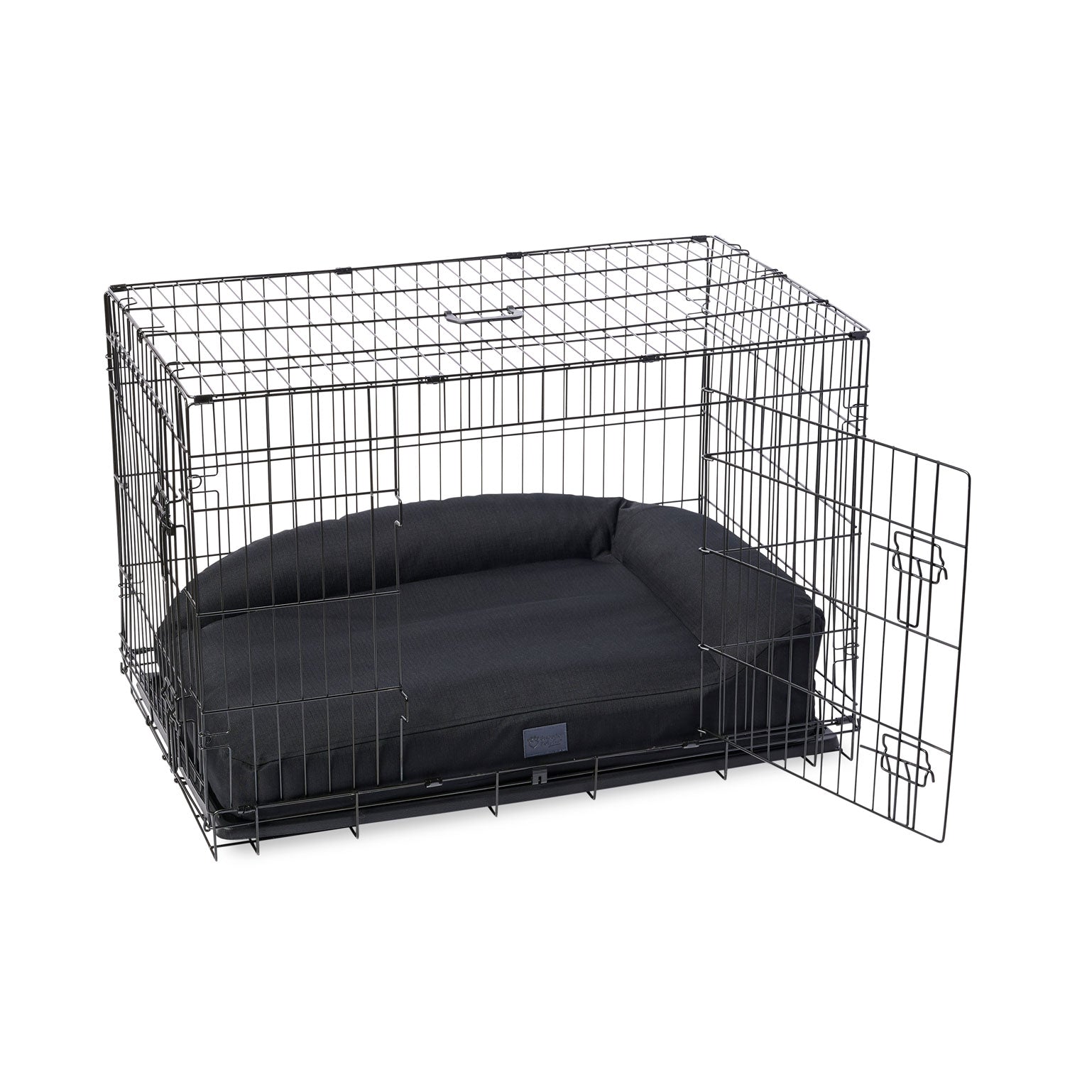 Superior Pet Goods SnugSide Crate Dog Bed Ripstop fitted inside a crate
