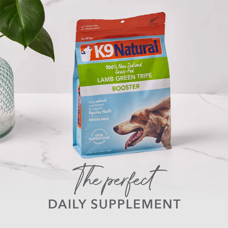 K9 Natural Lamb Green Tripe daily supplement