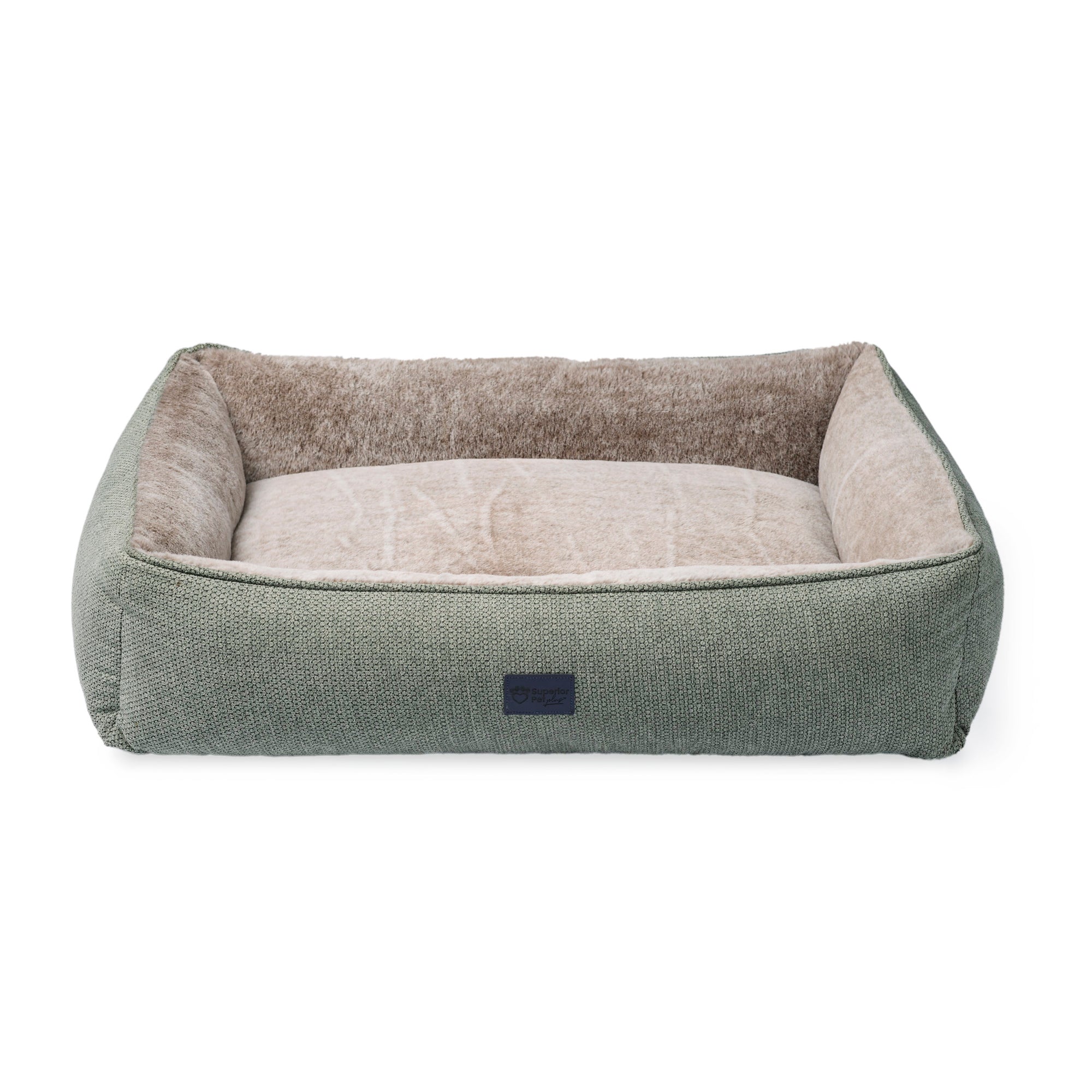 Superior Pet Goods Lounger Dog Bed in Sage