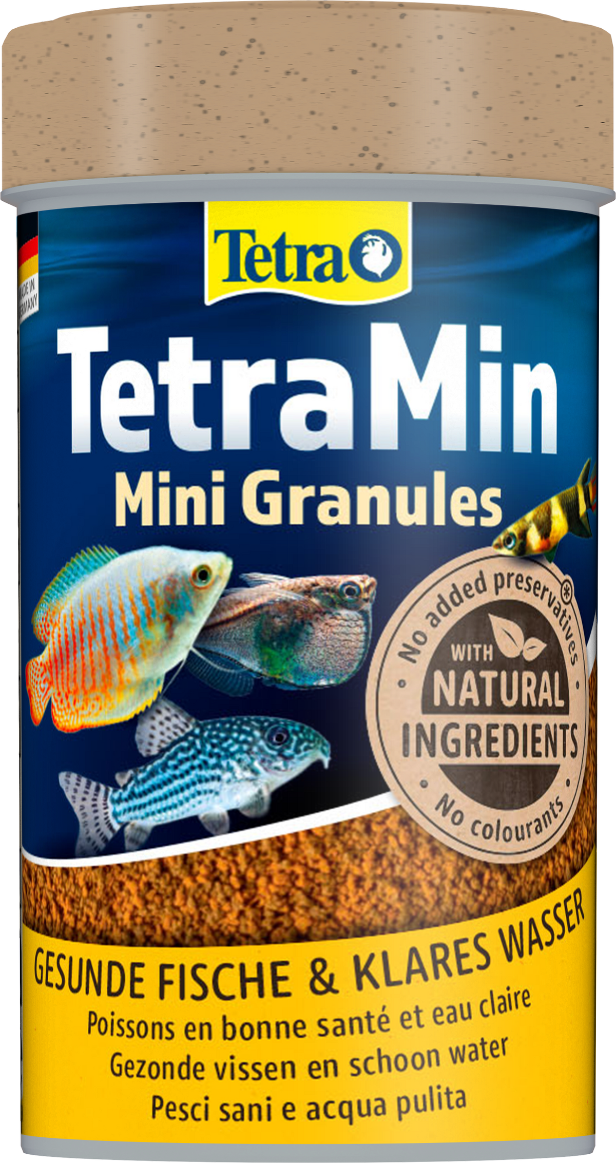 TetraMin Mini Granules 45g tub, alternate pack view