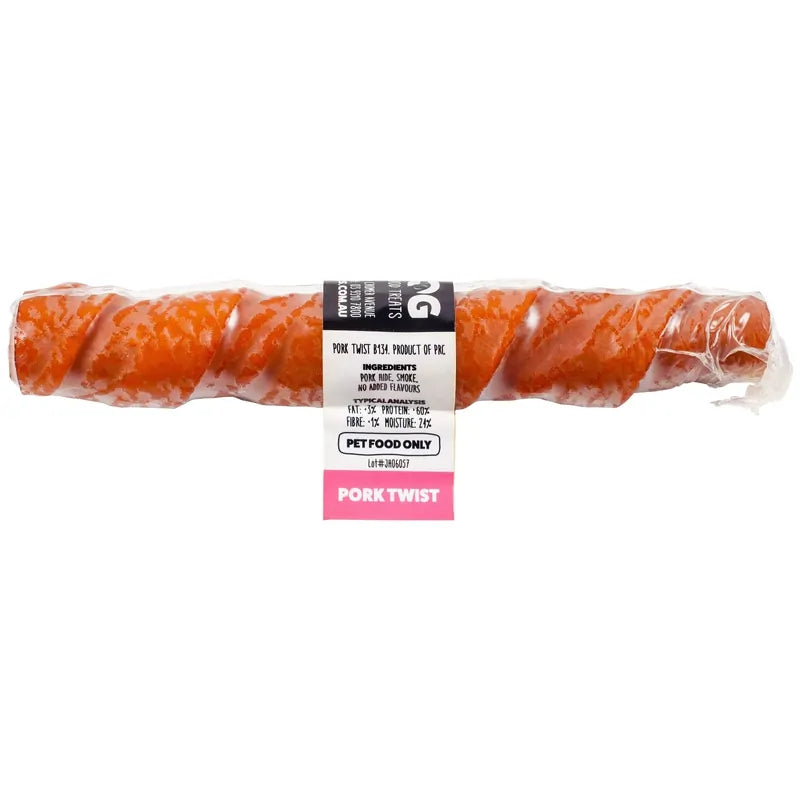 Blackdog Pork Twists Dog Treats