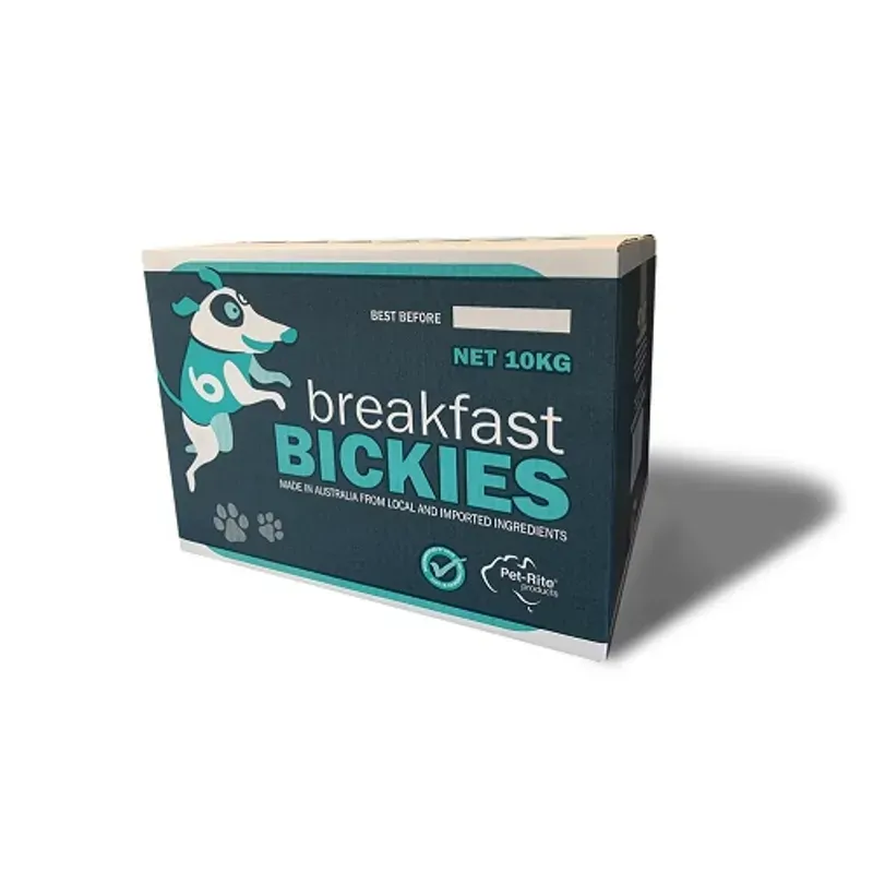 Pet-Rite 4x2 Breakfast Bickies dog biscuits 10kg carton