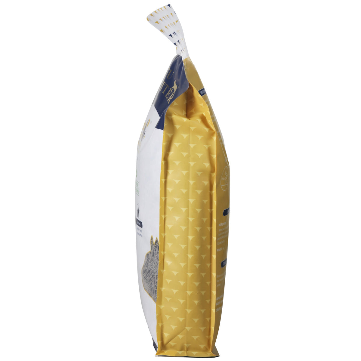 Tofu Cat Litter Australia Original 4kg bag side profile showing the depth of the pack