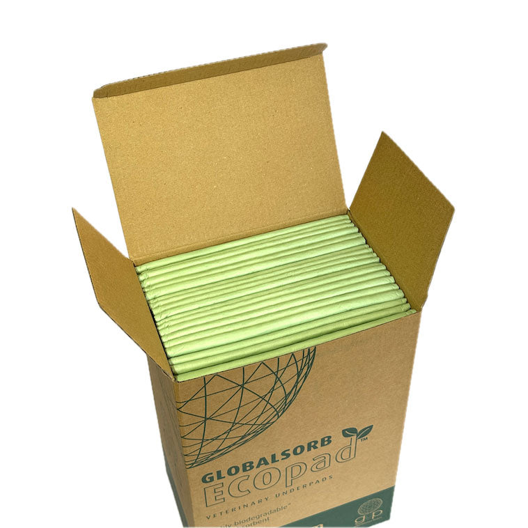 GVP Ecopad Biodegradable Underpads - Medium 60 x 60cm, Pack of 20