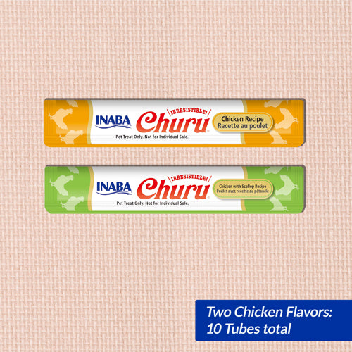 Inaba Cat Treat Churu Puree Chicken Varieties