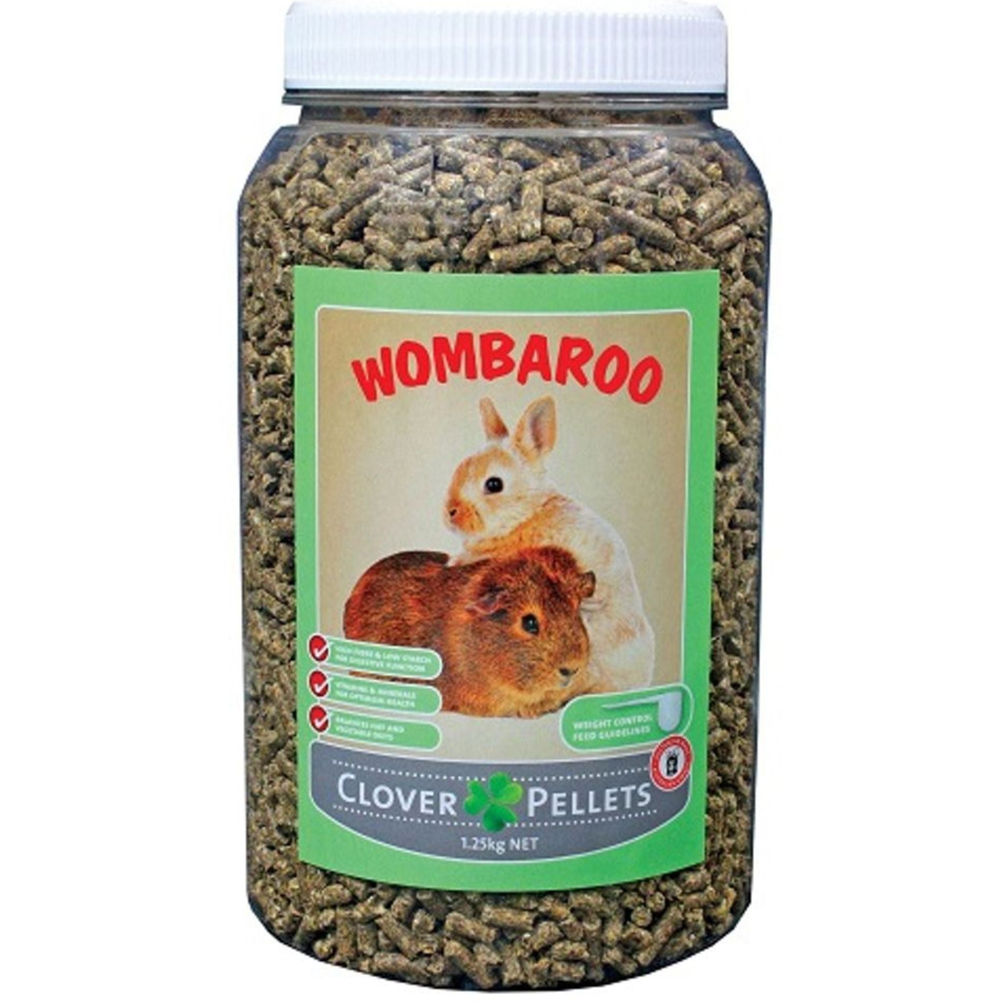 Wombaroo Clover Pellets for Rabbits & Guinea Pigs