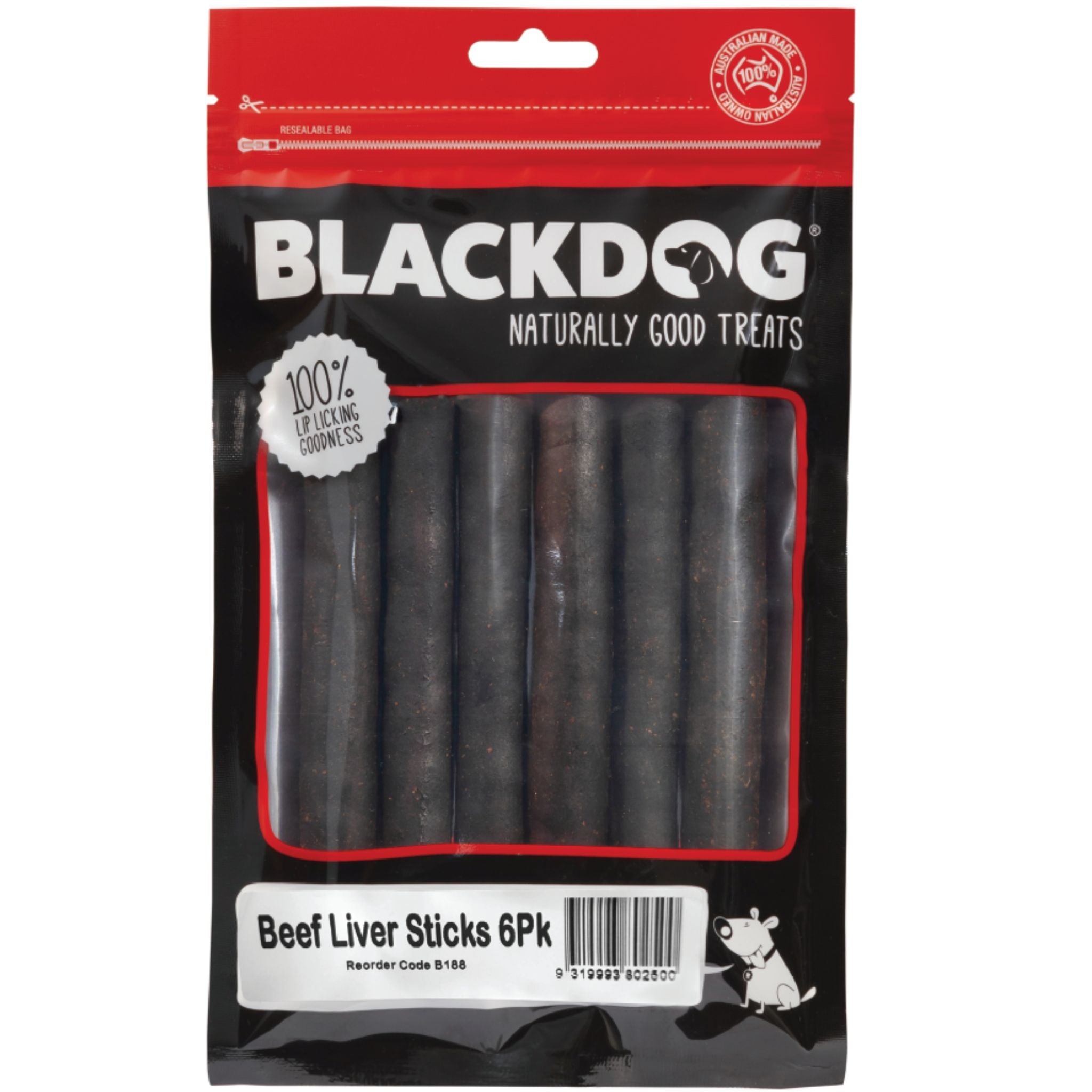 Blackdog Beef Liver Sticks Dog Treats
