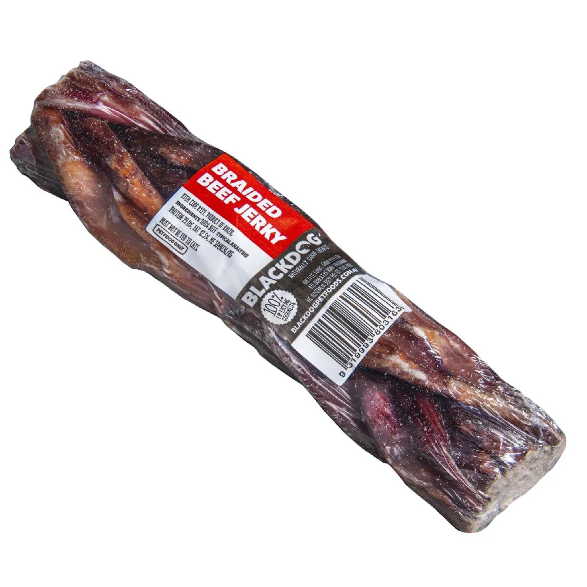 BlackDog Braided Beef Jerky Dog Treats
