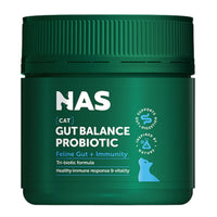 Natural Animal Solutions Cat Gut Balance Probiotic powder 80g — product pack