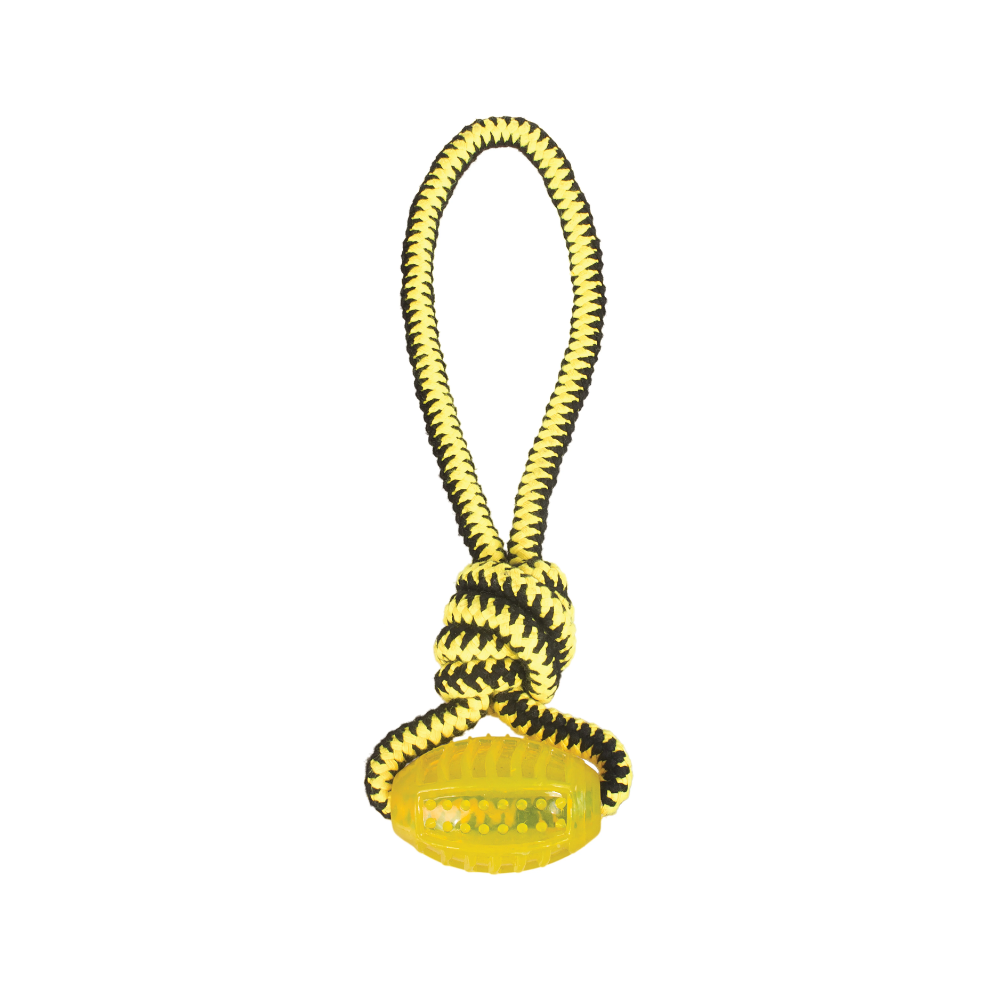 M-Pets TWIST Launcher dog toy – yellow