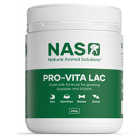 Natural Animal Solutions Pro-Vita Lac goat milk powder 200g — product pack