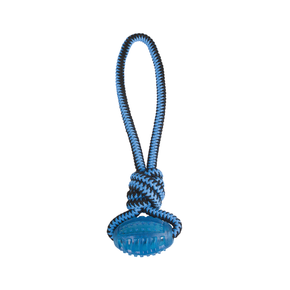 M-Pets TWIST Launcher dog toy – blue