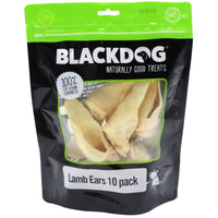 BlackDog Lamb Ears Dog Treats packaging front