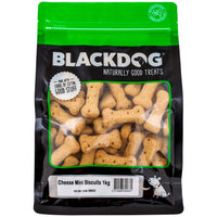 BlackDog Mini Cheese Dog Biscuits packaging front