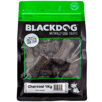 BlackDog Charcoal Dog Biscuits packaging front