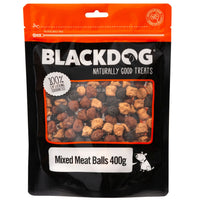 BlackDog Mixed Meat Balls Dog Treats packaging front