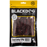 BlackDog Duck Jerky Dog Treats packaging front