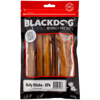 BlackDog Bully Sticks, dog chew sticks, 5 pack, dog treat