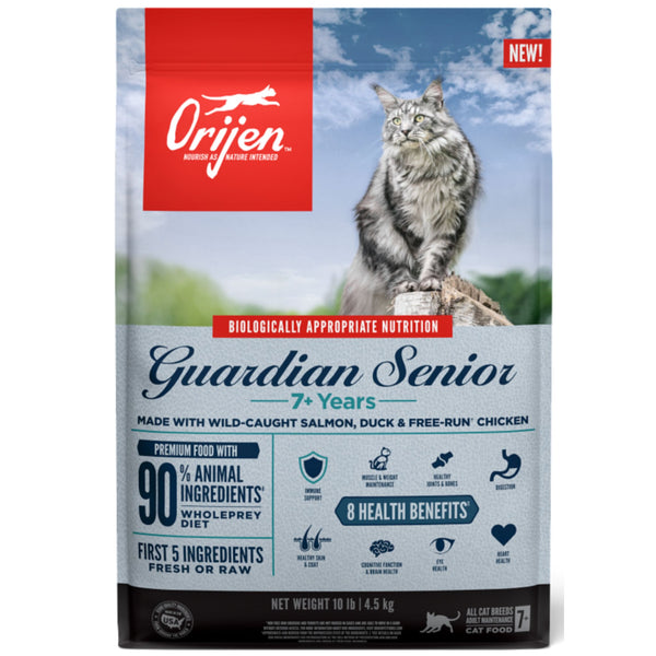 ORIJEN Biologically Appropriate Dry Cat Food Guardian Senior