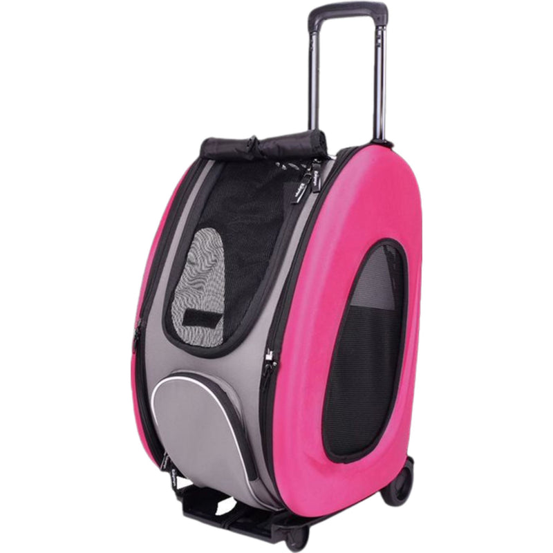 Ibiyaya Eva Pet Rolling Carrier Travel Bag with Wheels | PeekAPaw Pet Supplies