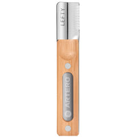 Artero Juno left-handed stripping knife, bamboo handle and a stainless head stamped LEFTY