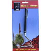 URS Herp Tools Pocket Snake Hook on its hang card, stainless hook with black handle