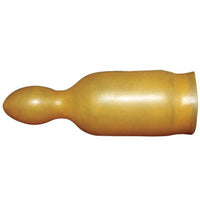 Wombaroo Teat F, latex teat with a rounded bulbous nipple, for flying foxes and dogs