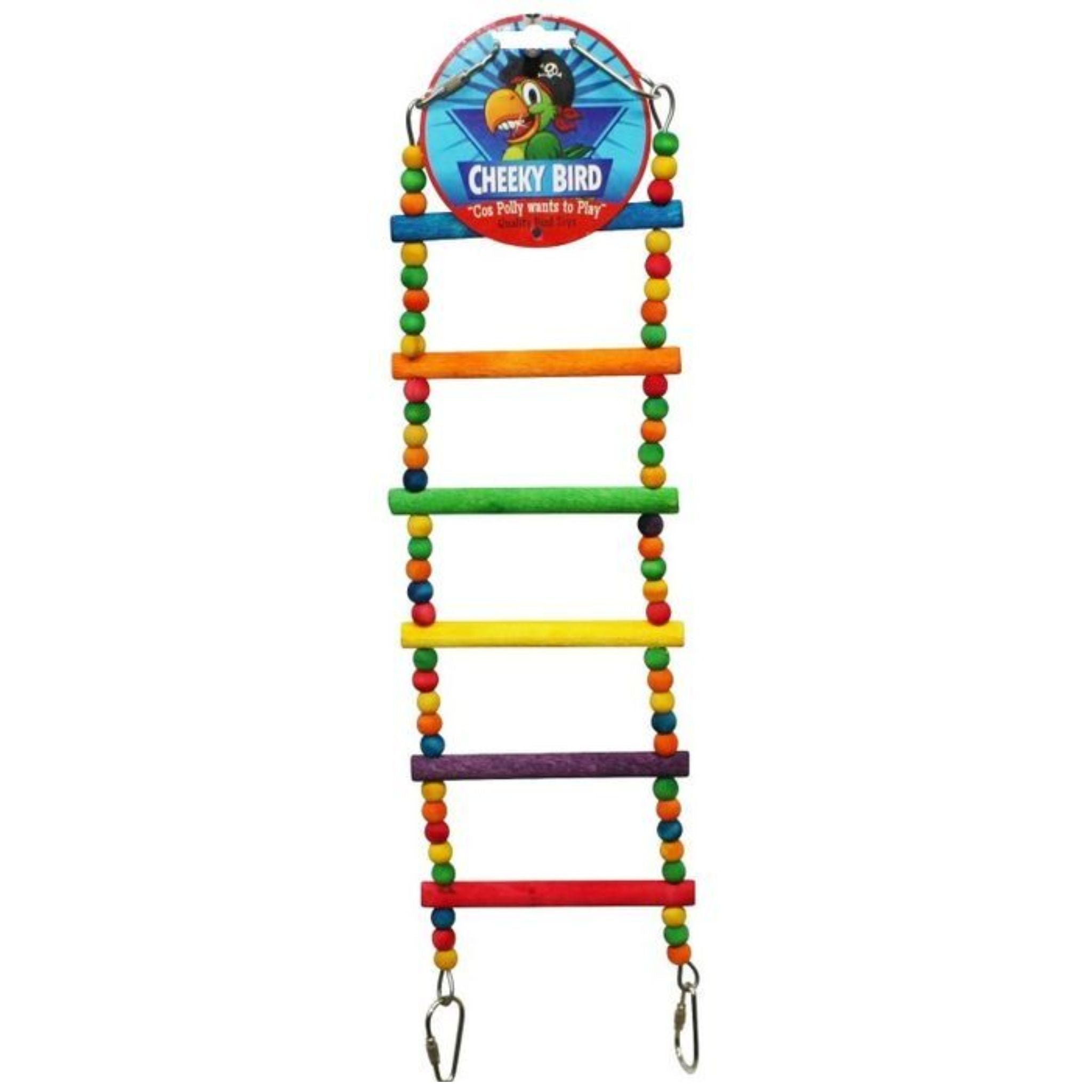 Cheeky Bird 6 Step Ladder with Beads