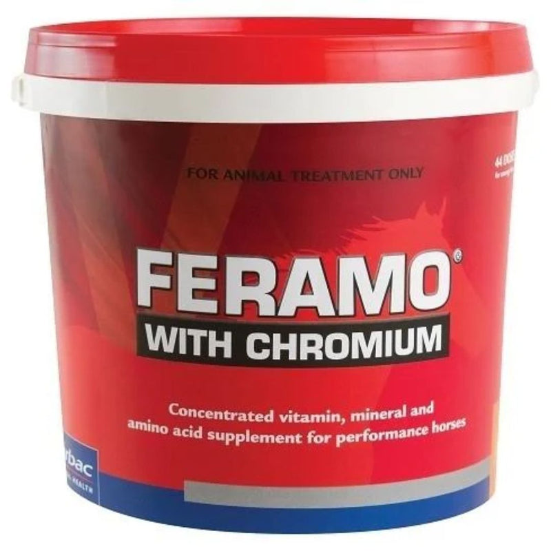 Virbac Feramo with Chromium Concentrated Daily Supplement for Horses - 2.5kg | PeekAPaw Pet Supplies