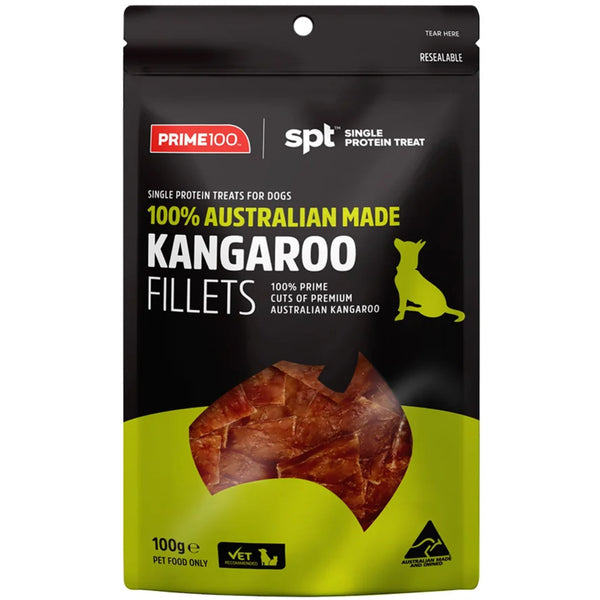 Prime100 SPT Dog Treats Kangaroo Fillets