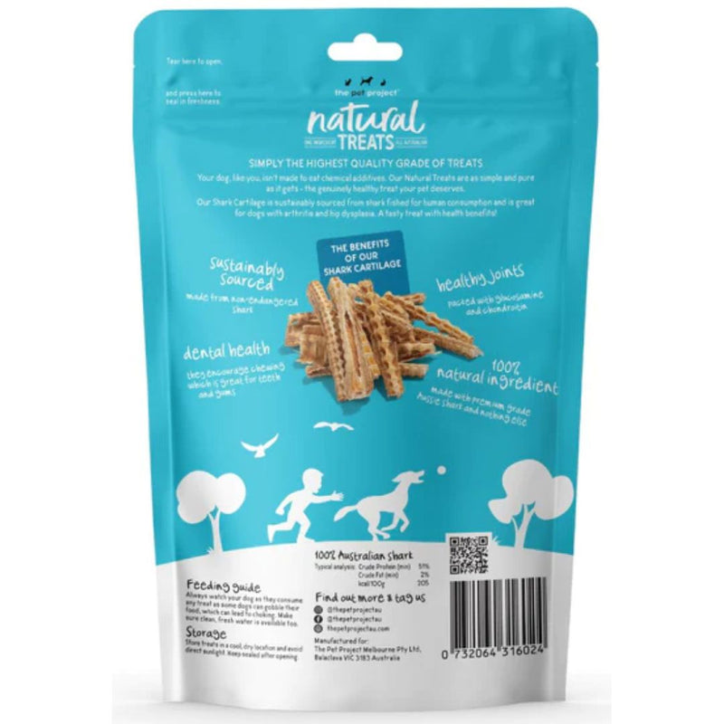 The Pet Project Natural Dog Treats Shark Cartilage 100g | PeekAPaw Pet Supplies