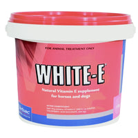 Virbac White-E natural vitamin E supplement for horses and dogs, 1.5kg tub
