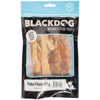BlackDog Flake Fillets Dog Treats packaging front