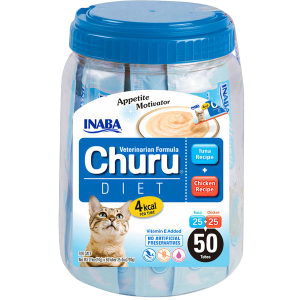 Inaba Cat Treat Churu Diet Puree Tuna Recipe & Chicken Recipe
