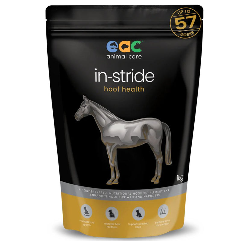EAC Animal Care in-Stride - Hoof Supplement for Horses - 1kg | PeekAPaw Pet Supplies