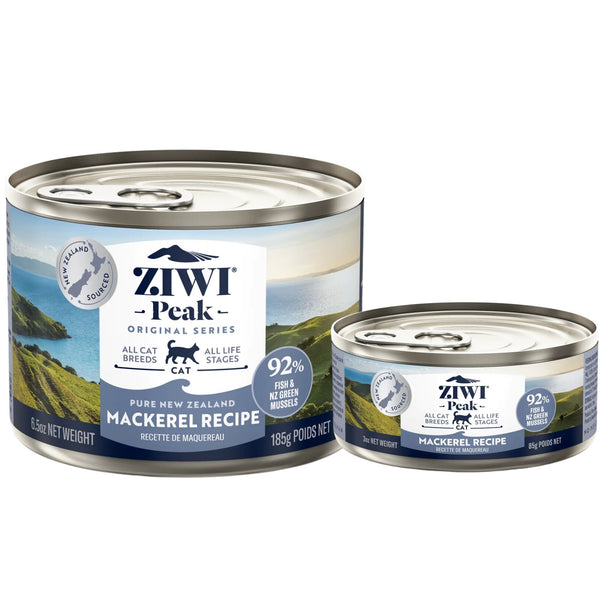 ZIWI Peak Cat Food Cans Mackerel | PeekAPaw Pet Supplies