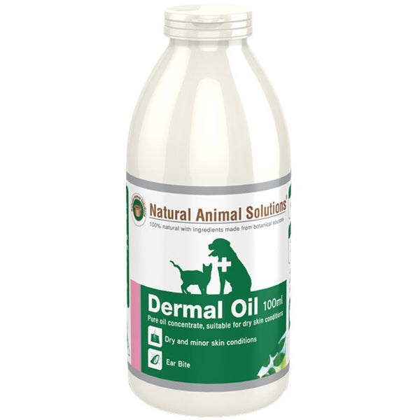 Natural Animal Solutions Dermal Oil - 100ml | PeekAPaw Pet Supplies