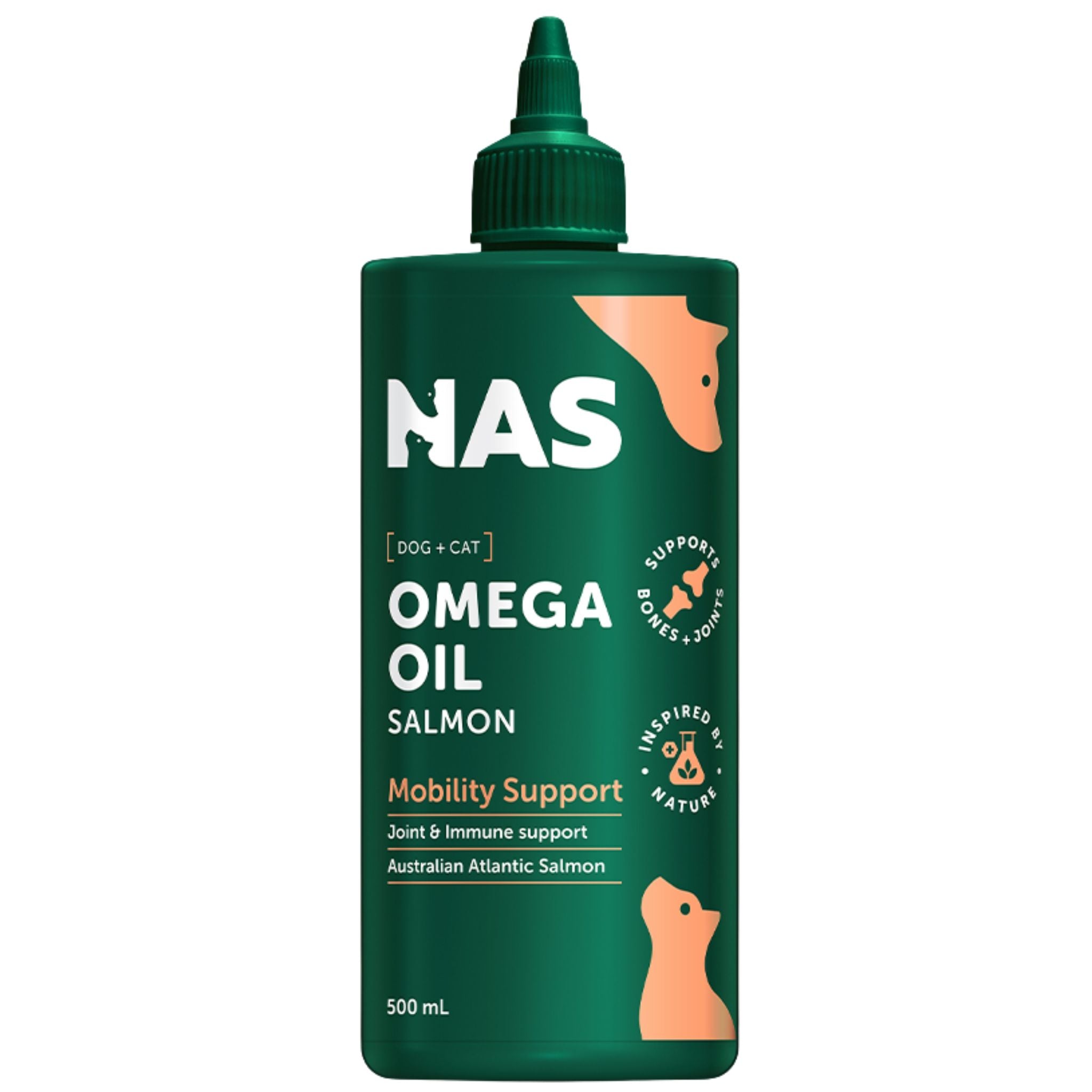 Natural Animal Solutions Salmon Omega Oil for Cats and Dogs