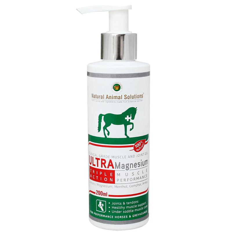Natural Animal Solutions Equine Ultra Magnesium Gel - 200ml  | PeekAPaw Pet Supplies