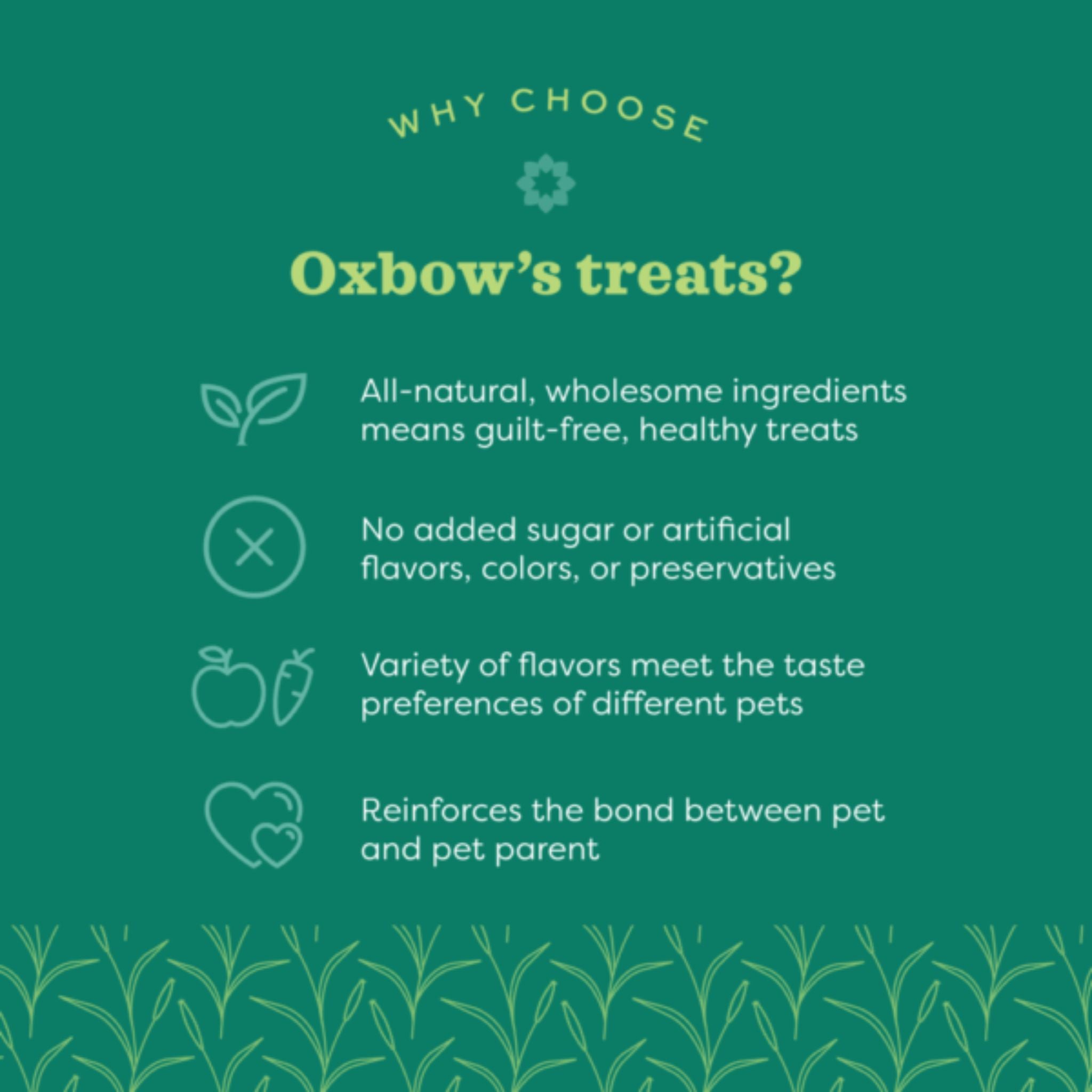 Oxbow Simple Rewards Baked Treats With Bell Pepper