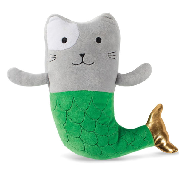 Fringe Studio Plush Squeaker Mercat Mermaid Cat Dog Toy - Default Title | PeekAPaw Pet Supplies