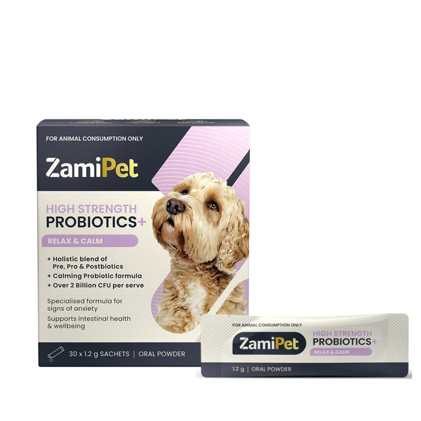 ZamiPet High Strength Probiotics+ Relax & Calm