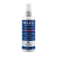 Wahl Clini-Clip disinfectant and cleaner for clipper blades in a 250ml pump spray bottle