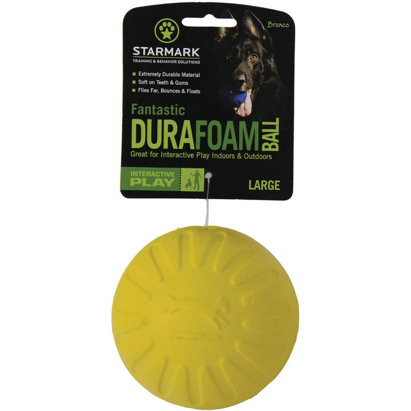 Starmark Dog Toys Fantastic Durafoam Ball - Large | PeekAPaw Pet Supplies