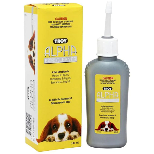 Troy Alpha Ear Cleaner | PeekAPaw Pet Supplies