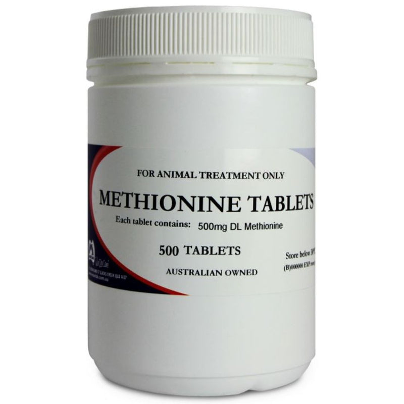 Mavlab Methionine Tablets for Dogs - 500 Tablets | PeekAPaw Pet Supplies