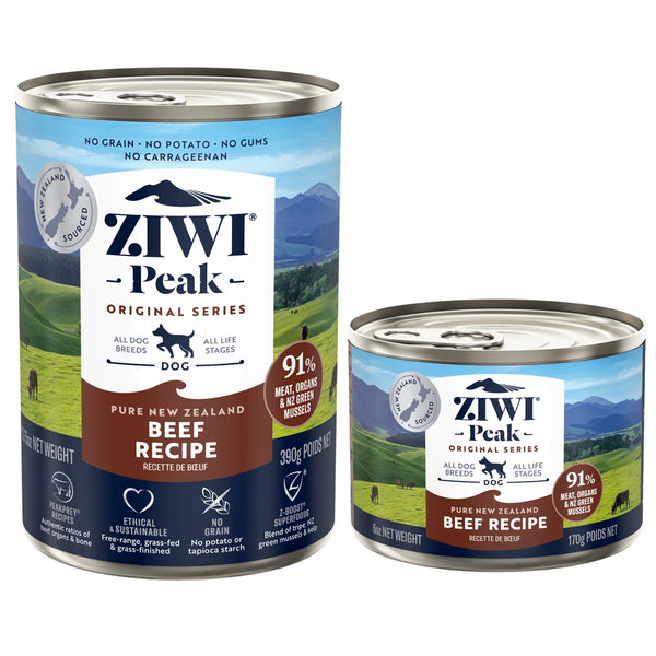 ZIWI Peak Dog Food Cans Beef | PeekAPaw Pet Supplies