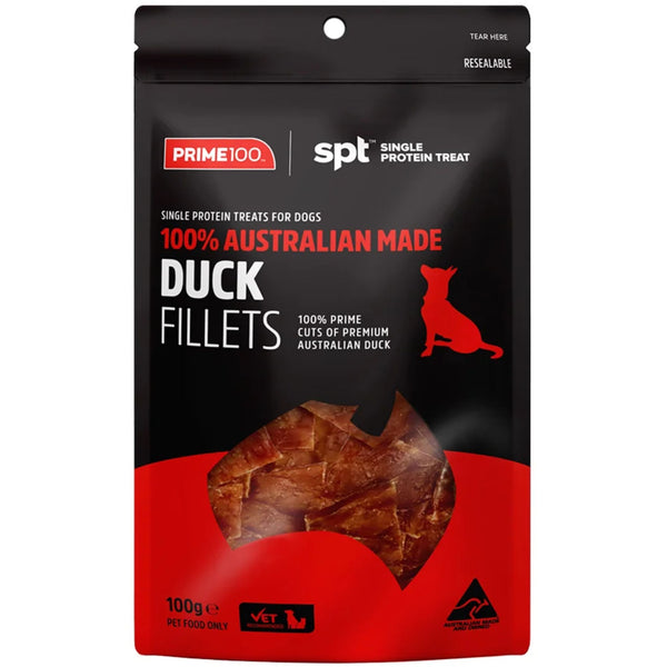 Prime100 SPT Dog Treats Duck Fillets