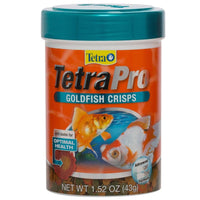 Tetra TetraPro Goldfish Crisps, 43g tub